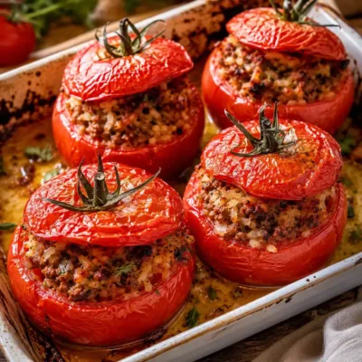 Tomates Farcies au Four : Recette Familiale Facile