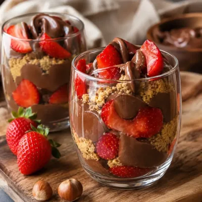 Verrine Fraise Nutella : Dessert Gourmand Facile