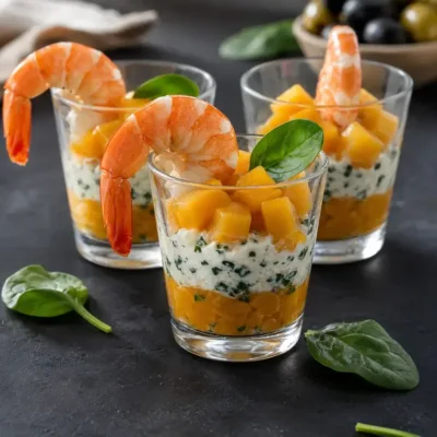 Verrine Gourmande Ricotta & Épinards