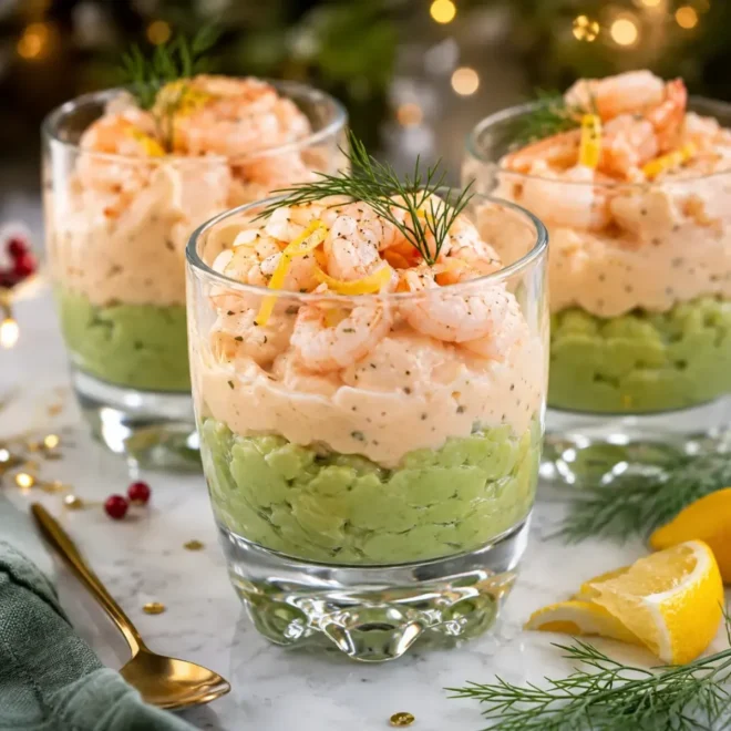 Verrines Avocat-Crevettes-Citron : Une Entrée Fraîche et Élégante