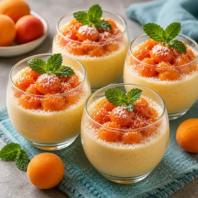 Verrines Mousse à l'Abricot : Dessert Léger et Élégant