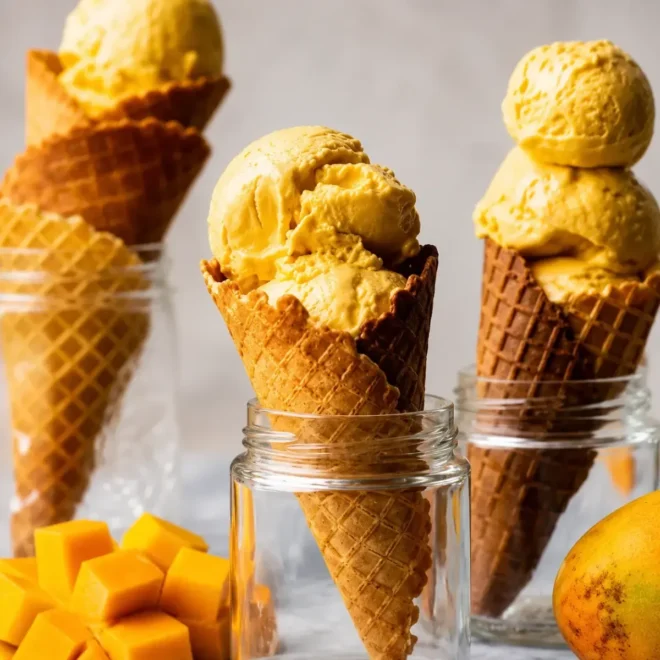 Waffle Cone Maison : Croustillant, Doré et Irrésistible