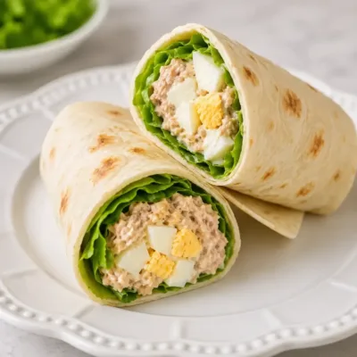 Wrap au Thon et Œufs Durs : Recette Facile