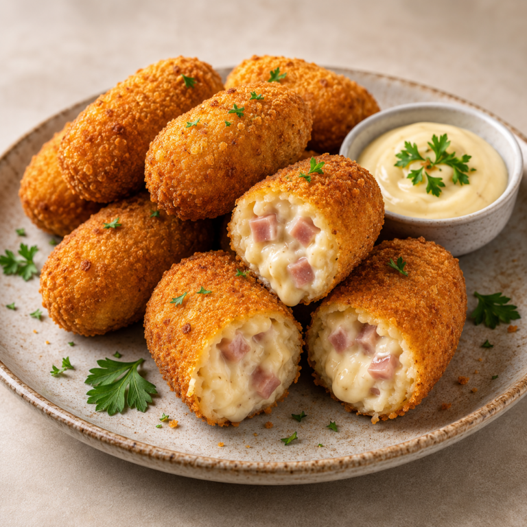 Croquettes de Jambon et Fromage Maison
