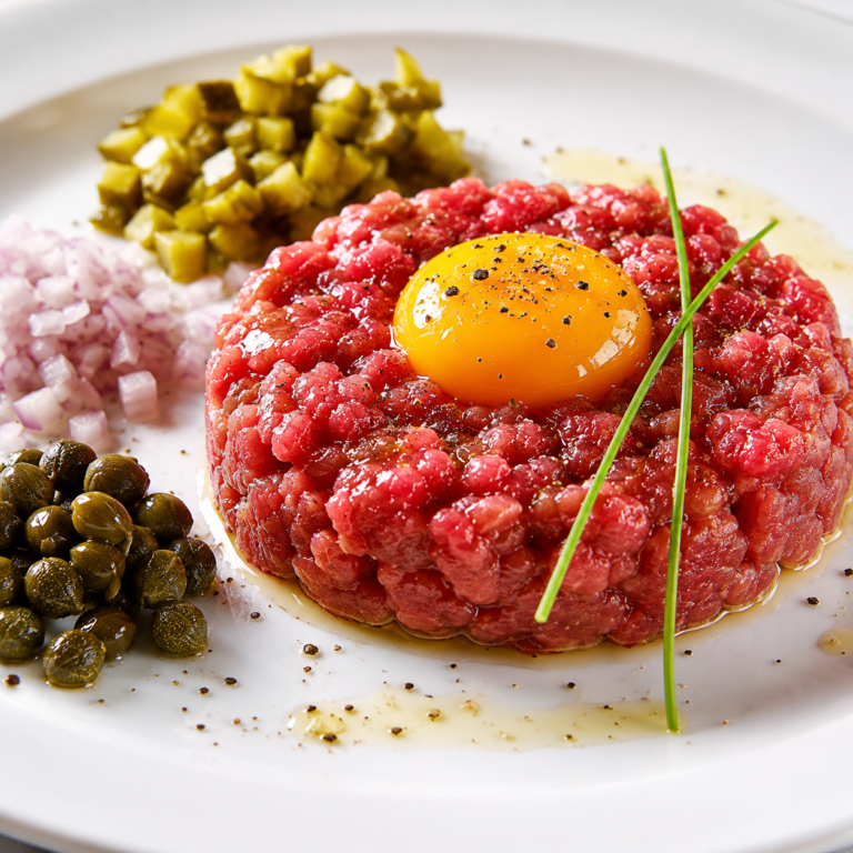 Tartare de bœuf classique la recette traditionnelle facile et savoureuse