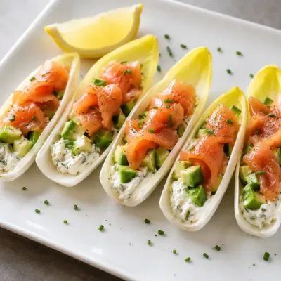Barquettes d'Endives au Saumon Fumé : la recette fraîche, facile et élégante