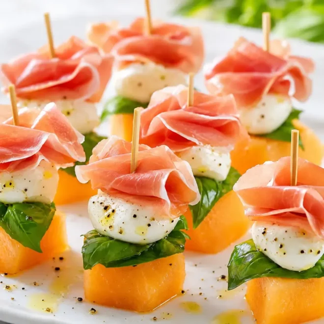 Bouchées Melon & Jambon Cru : la recette fraîche et élégante pour l&rsquo;été