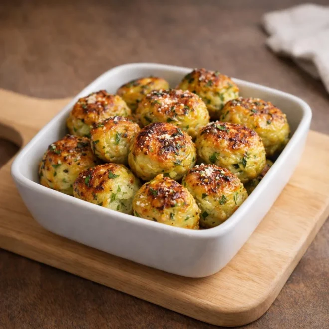 Boulettes de courgettes au four crousti-fondantes