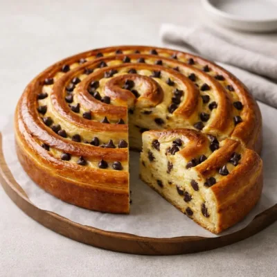 Recette brioche aux pépites de chocolat moelleuse