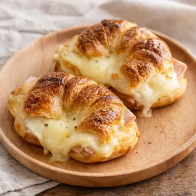 Brioches feuilletées au fromage : cœur fondant & croûte doré
