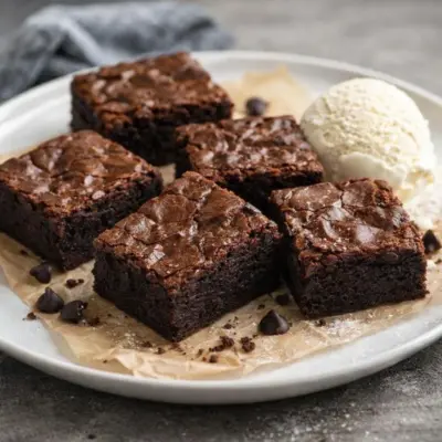 Recette de brownies moelleux au chocolat noir
