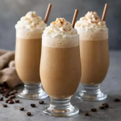 café frappé français : mousse fine et glace pilée