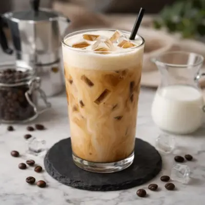 Café glacé crémeux à la vanille : recette barista