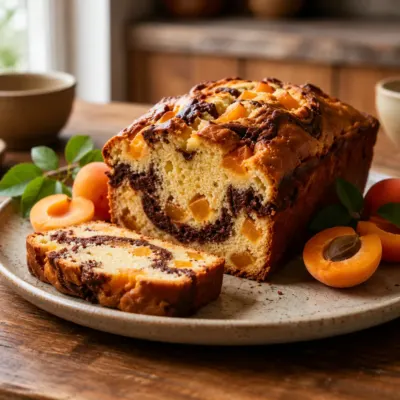 Cake marbré abricots chocolat : la recette moelleuse, fruitée et gourmande
