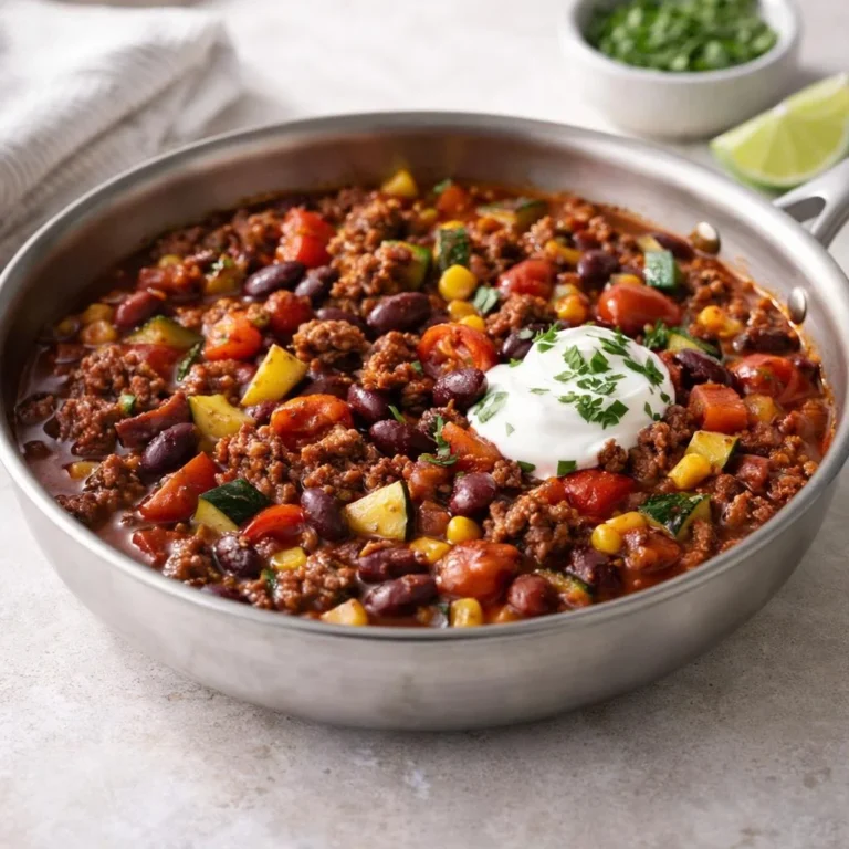 Recette chili con carne d’été aux légumes frais