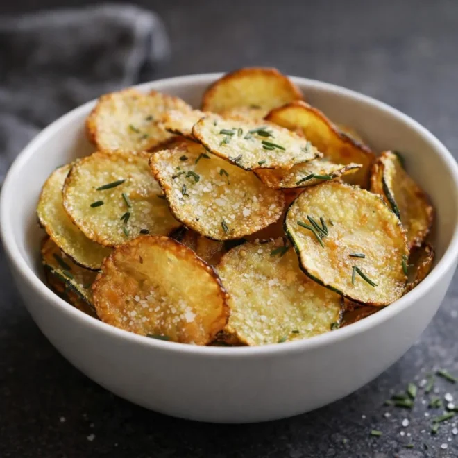 Chips de courgettes croustillantes au paprika : recette