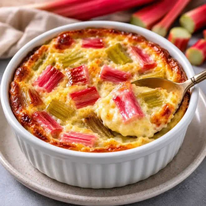Clafoutis à la Rhubarbe