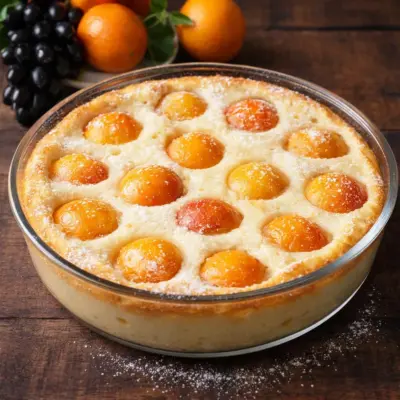 Clafoutis aux abricots à la Multidélices, moelleux