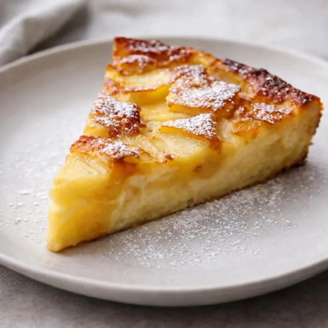 Clafoutis gourmand aux pommes : moelleux & caramélisé