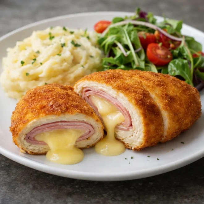 Cordon bleu croquants et juteux : panure dorée & fondante