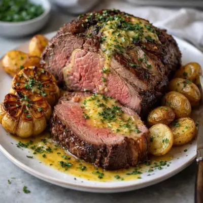 Côte de bœuf au beurre à l’ail : croûte dorée & cœur juteux