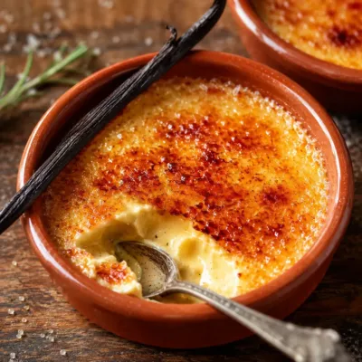 Crème Brûlée à la Vanille Bourbon