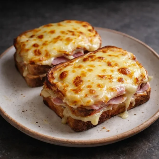 Croque-monsieur montagnard reblochon : fondu & croustillant