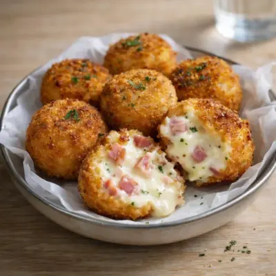 Croquettes de jambon et béchamel croustillantes