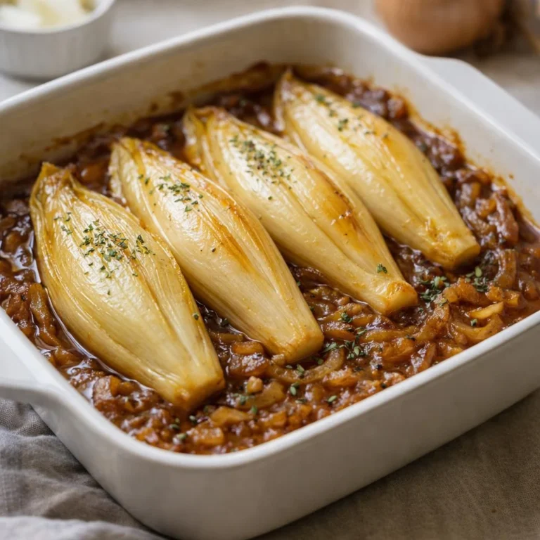 Endives braisées au four : fondantes et sucré-salé