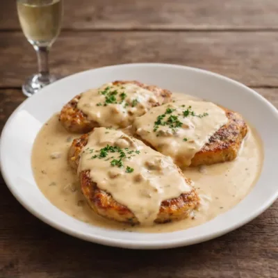Escalopes de veau sauce savoyarde au Morbier