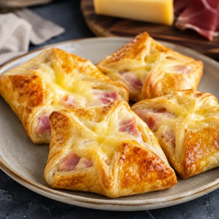 Feuilletés au Jambon Cru et Comté : la recette croustillante, fondante et facile