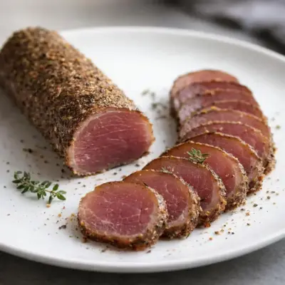 Recette filet mignon de porc séché extra tendre