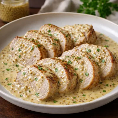 Recette filet mignon moutarde à l’ancienne crème fraîche