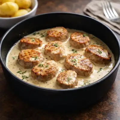 Recette filet mignon à la moutarde (sauce crémeuse)