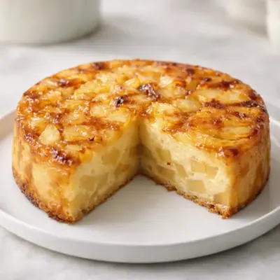 flan de pommes aux yaourt : moelleux et fondant