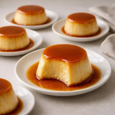 Recette flan pâtissier caramel : onctueux et doré