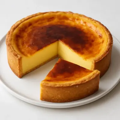 Flan pâtissier façon boulangerie, caramelise sur le dessus