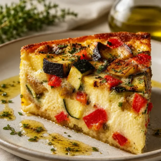 Flan Provençal aux Légumes du Soleil : la recette facile, fondante et pleine de saveurs méditerranéennes