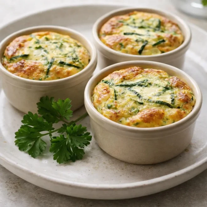 Recette flans fondants aux courgettes : facile et moelleux