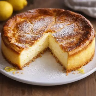 Fondant citron mascarpone moelleux au four