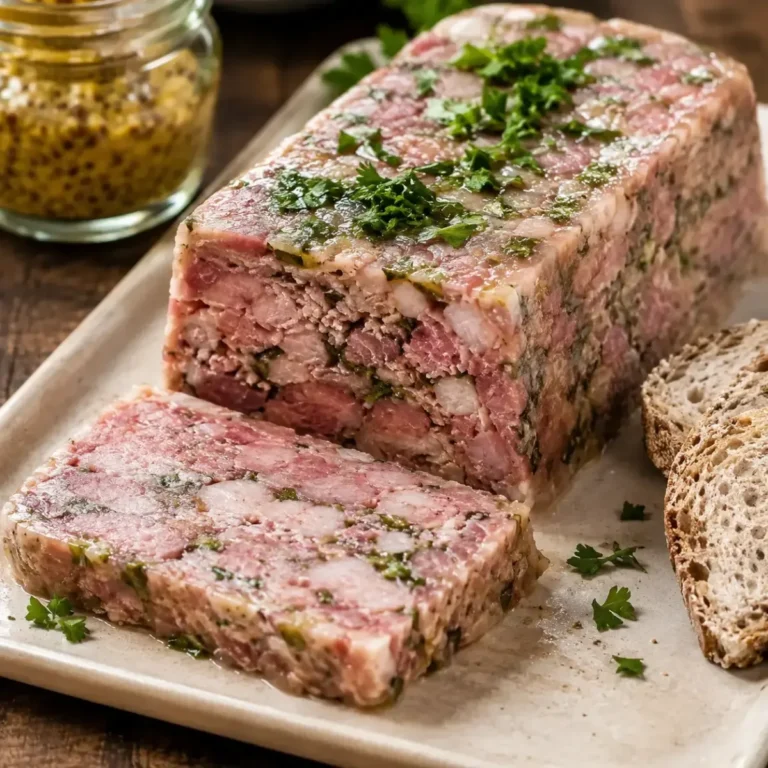 Recette fromage de tête de porc fermier : maison