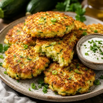 Galettes de Courgettes et Fromage Savoureuses