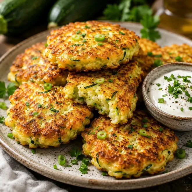 Galettes de Courgettes et Fromage Savoureuses