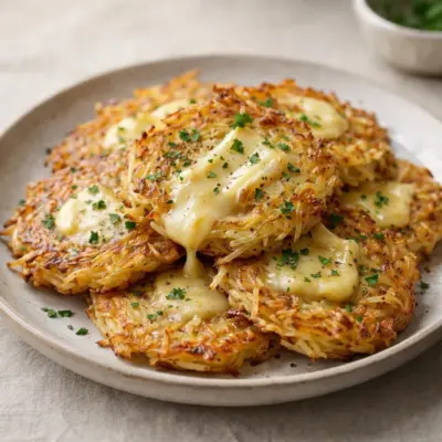 Galettes de pommes de terre au reblochon