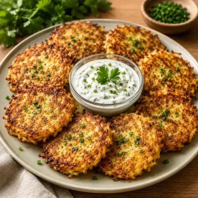 Galettes de Pommes de Terre et Fromage Croustillantes