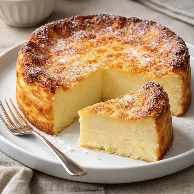 Gâteau au yaourt 3 ingrédients : moelleux et doré