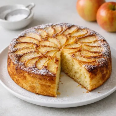 Gâteau aux pommes moelleux : recette facile au four