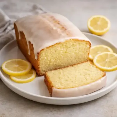 Gâteau au citron ultra moelleux, glaçage au citron (type cake)