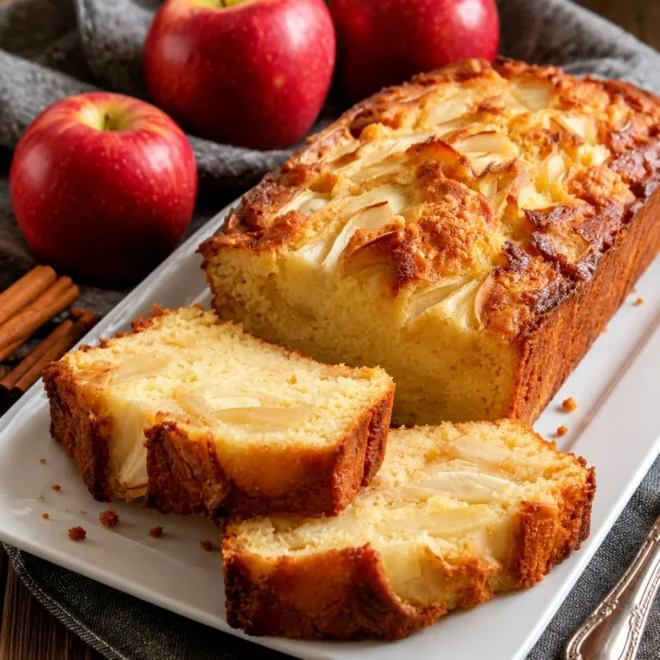 Gâteau moelleux aux pommes et cannelle