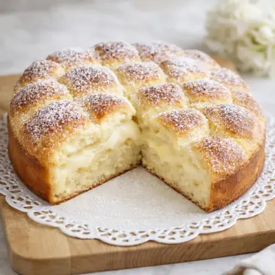 Gâteau Nuage Vanille : moelleux au cœur crémeux